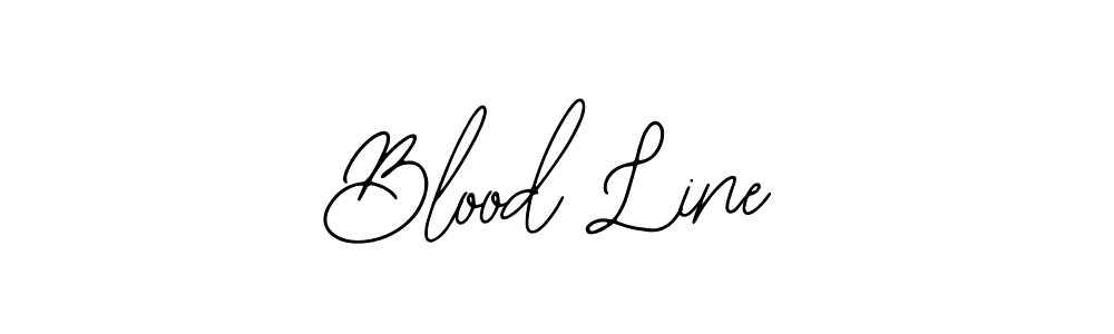 How to make Blood Line signature? Bearetta-2O07w is a professional autograph style. Create handwritten signature for Blood Line name. Blood Line signature style 12 images and pictures png