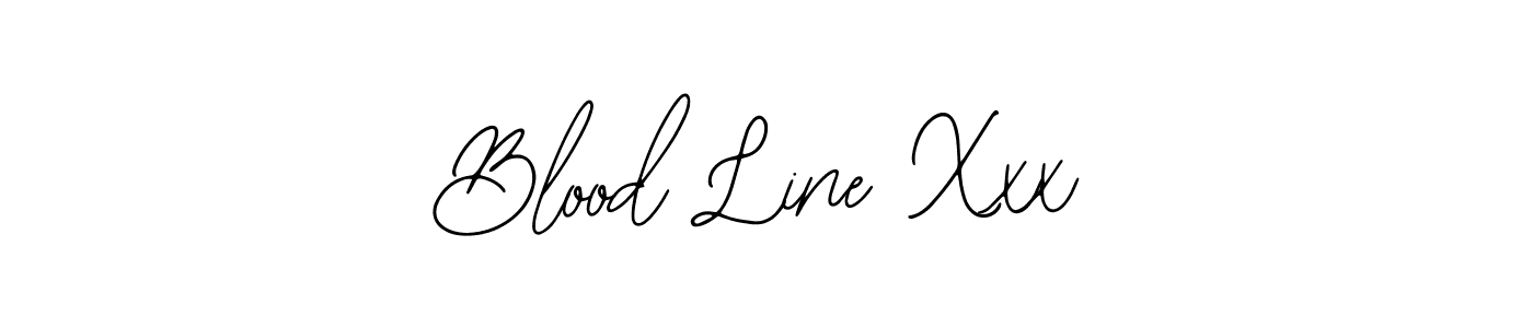 Design your own signature with our free online signature maker. With this signature software, you can create a handwritten (Bearetta-2O07w) signature for name Blood Line Xxx. Blood Line Xxx signature style 12 images and pictures png