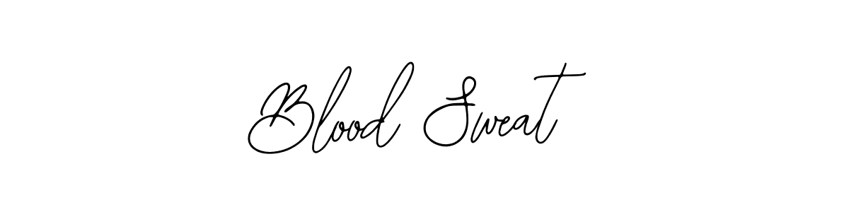 Similarly Bearetta-2O07w is the best handwritten signature design. Signature creator online .You can use it as an online autograph creator for name Blood Sweat . Blood Sweat  signature style 12 images and pictures png