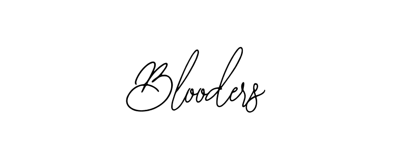 Design your own signature with our free online signature maker. With this signature software, you can create a handwritten (Bearetta-2O07w) signature for name Blooders. Blooders signature style 12 images and pictures png