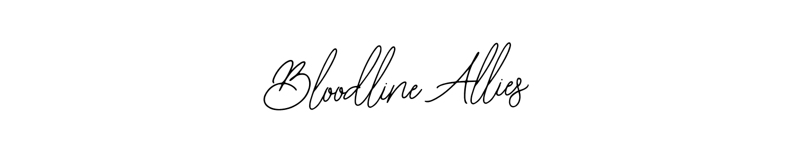 How to make Bloodline Allies signature? Bearetta-2O07w is a professional autograph style. Create handwritten signature for Bloodline Allies name. Bloodline Allies signature style 12 images and pictures png