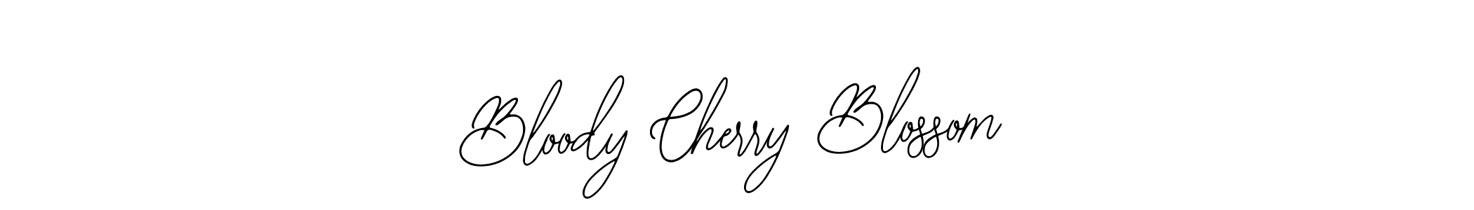 Also we have Bloody Cherry Blossom name is the best signature style. Create professional handwritten signature collection using Bearetta-2O07w autograph style. Bloody Cherry Blossom signature style 12 images and pictures png