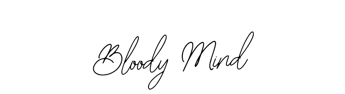 if you are searching for the best signature style for your name Bloody Mind. so please give up your signature search. here we have designed multiple signature styles  using Bearetta-2O07w. Bloody Mind signature style 12 images and pictures png