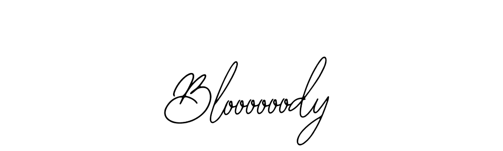 Design your own signature with our free online signature maker. With this signature software, you can create a handwritten (Bearetta-2O07w) signature for name Bloooooody. Bloooooody signature style 12 images and pictures png