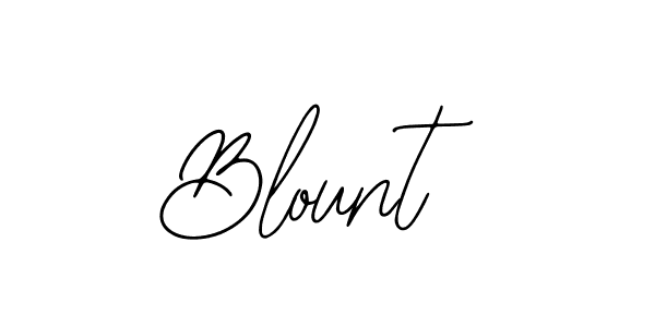 Use a signature maker to create a handwritten signature online. With this signature software, you can design (Bearetta-2O07w) your own signature for name Blount. Blount signature style 12 images and pictures png