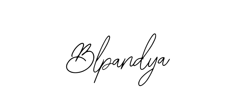 You should practise on your own different ways (Bearetta-2O07w) to write your name (Blpandya) in signature. don't let someone else do it for you. Blpandya signature style 12 images and pictures png