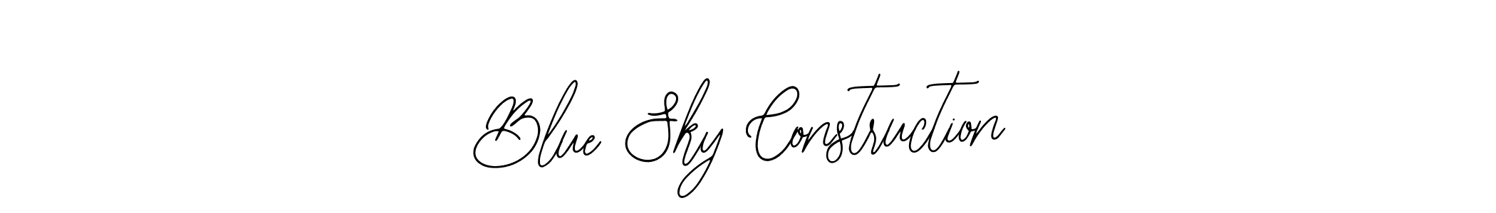 Blue Sky Construction stylish signature style. Best Handwritten Sign (Bearetta-2O07w) for my name. Handwritten Signature Collection Ideas for my name Blue Sky Construction. Blue Sky Construction signature style 12 images and pictures png