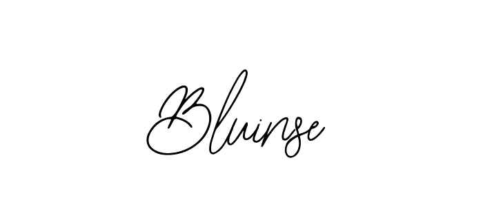 How to make Bluinse name signature. Use Bearetta-2O07w style for creating short signs online. This is the latest handwritten sign. Bluinse signature style 12 images and pictures png