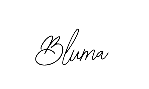 Bluma stylish signature style. Best Handwritten Sign (Bearetta-2O07w) for my name. Handwritten Signature Collection Ideas for my name Bluma. Bluma signature style 12 images and pictures png