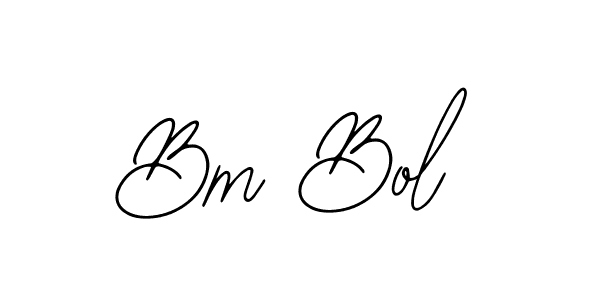 How to Draw Bm Bol signature style? Bearetta-2O07w is a latest design signature styles for name Bm Bol. Bm Bol signature style 12 images and pictures png