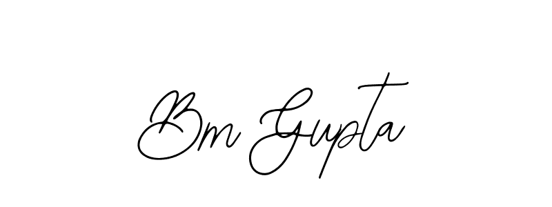 Make a beautiful signature design for name Bm Gupta. Use this online signature maker to create a handwritten signature for free. Bm Gupta signature style 12 images and pictures png