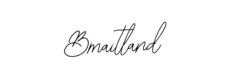 Use a signature maker to create a handwritten signature online. With this signature software, you can design (Bearetta-2O07w) your own signature for name Bmaitland. Bmaitland signature style 12 images and pictures png