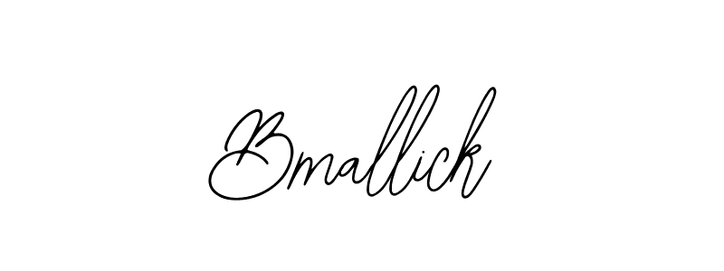 Use a signature maker to create a handwritten signature online. With this signature software, you can design (Bearetta-2O07w) your own signature for name Bmallick. Bmallick signature style 12 images and pictures png