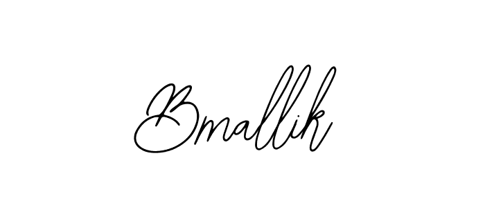 Bearetta-2O07w is a professional signature style that is perfect for those who want to add a touch of class to their signature. It is also a great choice for those who want to make their signature more unique. Get Bmallik name to fancy signature for free. Bmallik signature style 12 images and pictures png