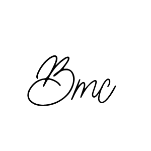 Create a beautiful signature design for name Bmc. With this signature (Bearetta-2O07w) fonts, you can make a handwritten signature for free. Bmc signature style 12 images and pictures png