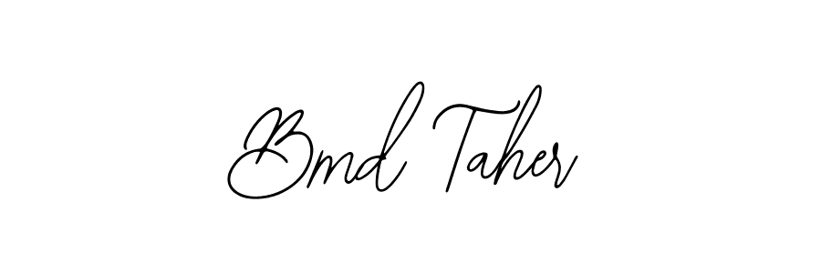 The best way (Bearetta-2O07w) to make a short signature is to pick only two or three words in your name. The name Bmd Taher include a total of six letters. For converting this name. Bmd Taher signature style 12 images and pictures png