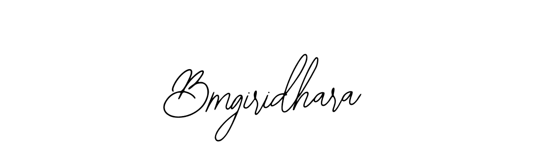 How to Draw Bmgiridhara signature style? Bearetta-2O07w is a latest design signature styles for name Bmgiridhara. Bmgiridhara signature style 12 images and pictures png