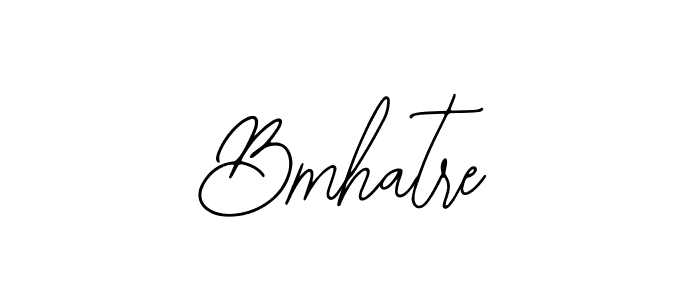 Design your own signature with our free online signature maker. With this signature software, you can create a handwritten (Bearetta-2O07w) signature for name Bmhatre. Bmhatre signature style 12 images and pictures png