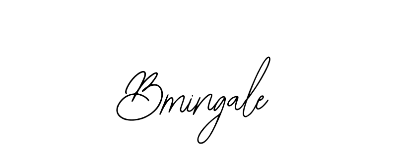 Create a beautiful signature design for name Bmingale. With this signature (Bearetta-2O07w) fonts, you can make a handwritten signature for free. Bmingale signature style 12 images and pictures png
