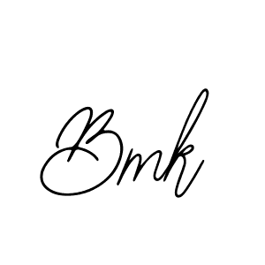 Make a beautiful signature design for name Bmk. With this signature (Bearetta-2O07w) style, you can create a handwritten signature for free. Bmk signature style 12 images and pictures png