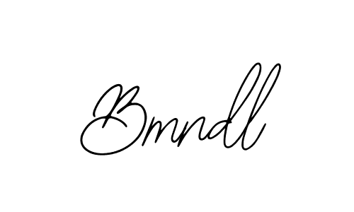 if you are searching for the best signature style for your name Bmndl. so please give up your signature search. here we have designed multiple signature styles  using Bearetta-2O07w. Bmndl signature style 12 images and pictures png