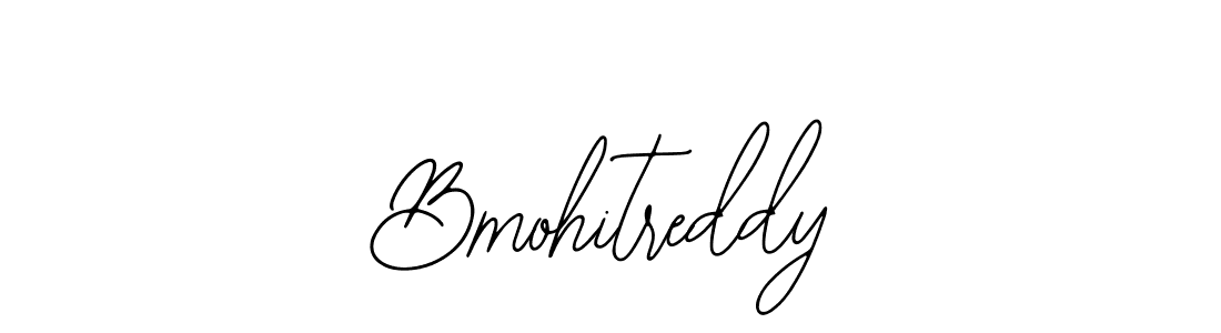 Use a signature maker to create a handwritten signature online. With this signature software, you can design (Bearetta-2O07w) your own signature for name Bmohitreddy. Bmohitreddy signature style 12 images and pictures png