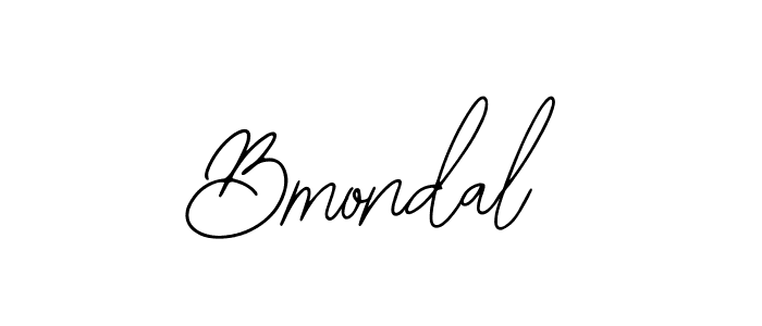 How to make Bmondal name signature. Use Bearetta-2O07w style for creating short signs online. This is the latest handwritten sign. Bmondal signature style 12 images and pictures png