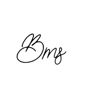Create a beautiful signature design for name Bms. With this signature (Bearetta-2O07w) fonts, you can make a handwritten signature for free. Bms signature style 12 images and pictures png