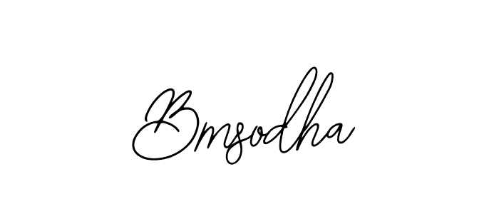 How to make Bmsodha signature? Bearetta-2O07w is a professional autograph style. Create handwritten signature for Bmsodha name. Bmsodha signature style 12 images and pictures png