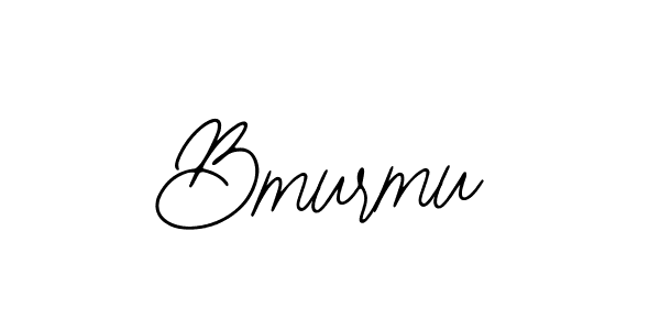 Design your own signature with our free online signature maker. With this signature software, you can create a handwritten (Bearetta-2O07w) signature for name Bmurmu. Bmurmu signature style 12 images and pictures png