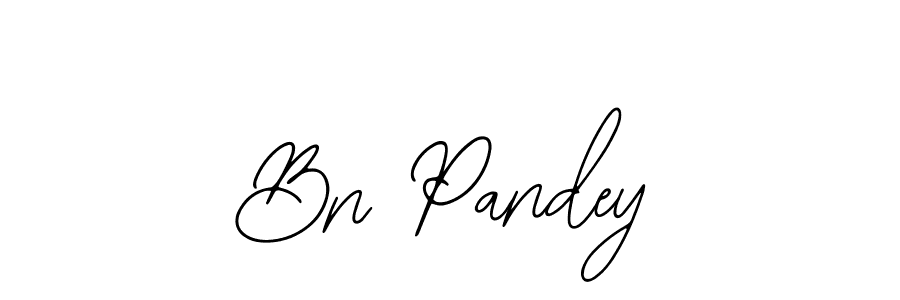Make a beautiful signature design for name Bn Pandey. Use this online signature maker to create a handwritten signature for free. Bn Pandey signature style 12 images and pictures png