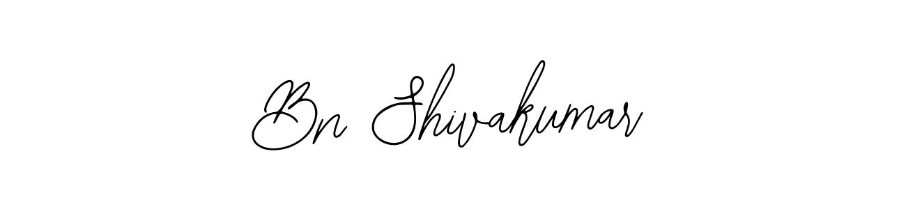 Use a signature maker to create a handwritten signature online. With this signature software, you can design (Bearetta-2O07w) your own signature for name Bn Shivakumar. Bn Shivakumar signature style 12 images and pictures png