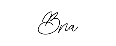 Style your name Bna with confidence using Bearetta-2O07w signature design. Simple, elegant, and ready for immediate document use. Bna signature style 12 images and pictures png