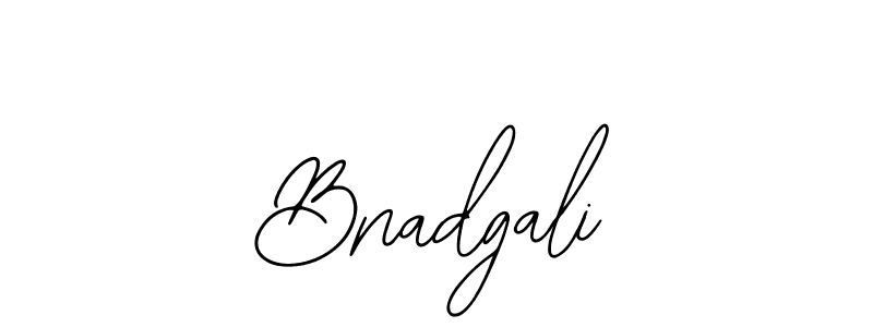 The best way (Bearetta-2O07w) to make a short signature is to pick only two or three words in your name. The name Bnadgali include a total of six letters. For converting this name. Bnadgali signature style 12 images and pictures png