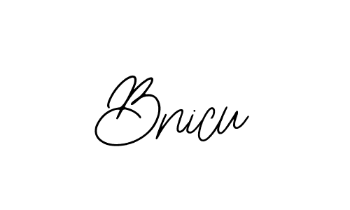 Also You can easily find your signature by using the search form. We will create Bnicu name handwritten signature images for you free of cost using Bearetta-2O07w sign style. Bnicu signature style 12 images and pictures png