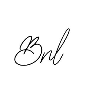 Create a beautiful signature design for name Bnl. With this signature (Bearetta-2O07w) fonts, you can make a handwritten signature for free. Bnl signature style 12 images and pictures png