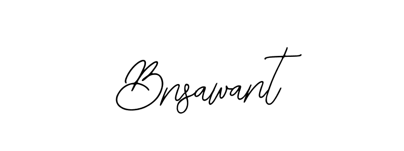 Create a beautiful signature design for name Bnsawant. With this signature (Bearetta-2O07w) fonts, you can make a handwritten signature for free. Bnsawant signature style 12 images and pictures png