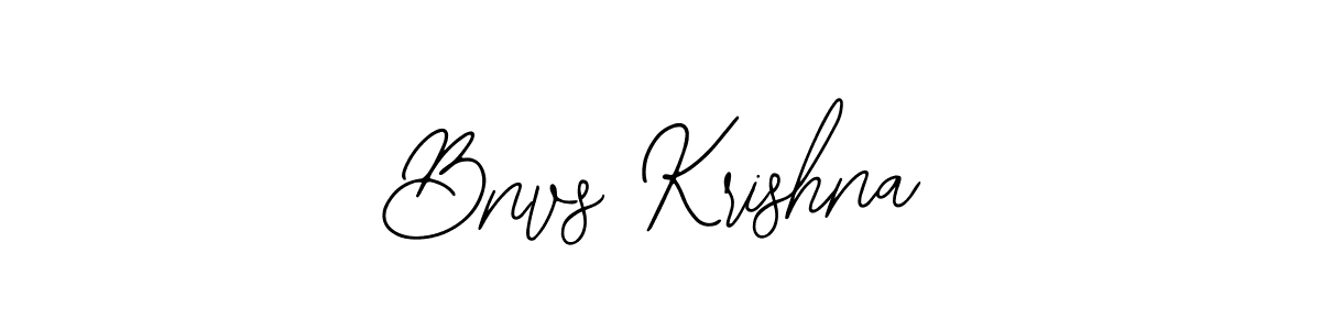 It looks lik you need a new signature style for name Bnvs Krishna. Design unique handwritten (Bearetta-2O07w) signature with our free signature maker in just a few clicks. Bnvs Krishna signature style 12 images and pictures png