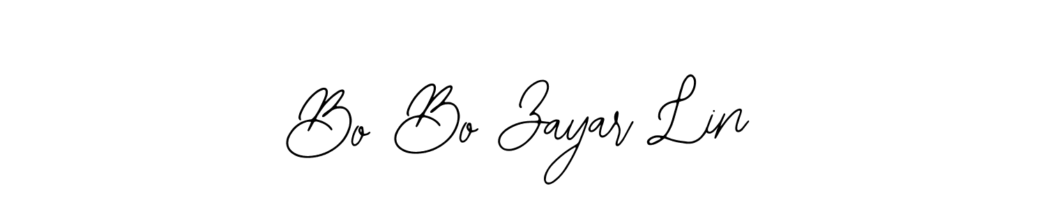 Similarly Bearetta-2O07w is the best handwritten signature design. Signature creator online .You can use it as an online autograph creator for name Bo Bo Zayar Lin. Bo Bo Zayar Lin signature style 12 images and pictures png