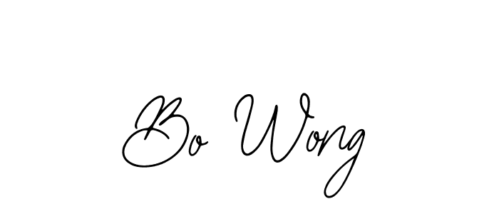 This is the best signature style for the Bo Wong name. Also you like these signature font (Bearetta-2O07w). Mix name signature. Bo Wong signature style 12 images and pictures png