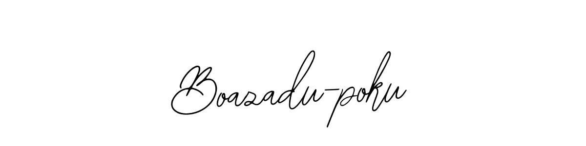 It looks lik you need a new signature style for name Boazadu-poku. Design unique handwritten (Bearetta-2O07w) signature with our free signature maker in just a few clicks. Boazadu-poku signature style 12 images and pictures png