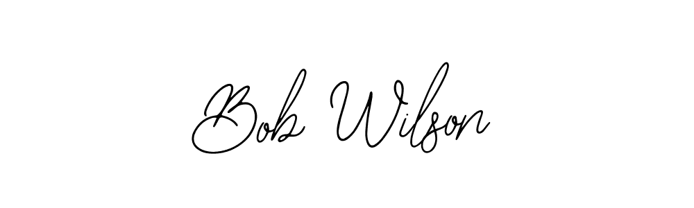 Use a signature maker to create a handwritten signature online. With this signature software, you can design (Bearetta-2O07w) your own signature for name Bob Wilson. Bob Wilson signature style 12 images and pictures png