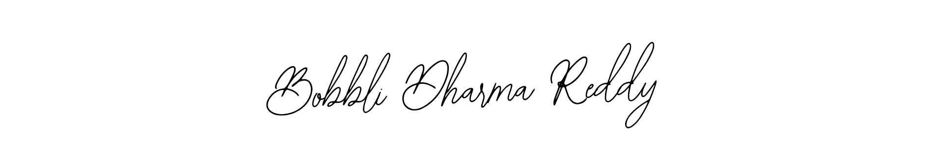 Create a beautiful signature design for name Bobbli Dharma Reddy. With this signature (Bearetta-2O07w) fonts, you can make a handwritten signature for free. Bobbli Dharma Reddy signature style 12 images and pictures png