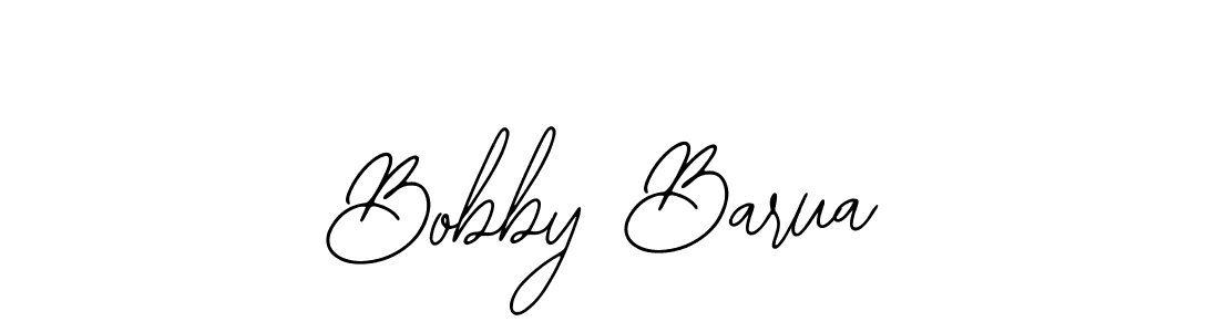 Similarly Bearetta-2O07w is the best handwritten signature design. Signature creator online .You can use it as an online autograph creator for name Bobby Barua. Bobby Barua signature style 12 images and pictures png