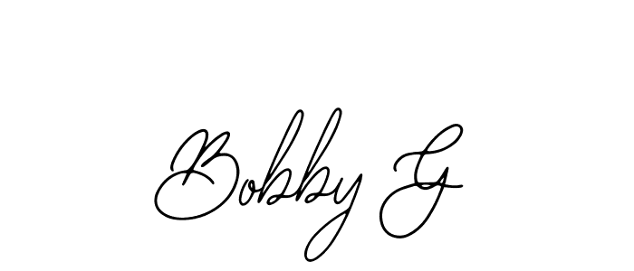 Bearetta-2O07w is a professional signature style that is perfect for those who want to add a touch of class to their signature. It is also a great choice for those who want to make their signature more unique. Get Bobby G name to fancy signature for free. Bobby G signature style 12 images and pictures png