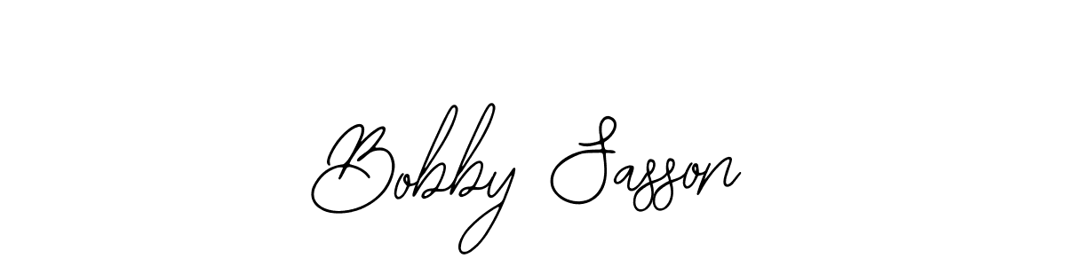 How to make Bobby Sasson name signature. Use Bearetta-2O07w style for creating short signs online. This is the latest handwritten sign. Bobby Sasson signature style 12 images and pictures png