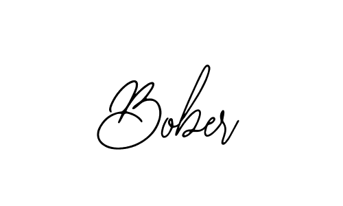How to make Bober name signature. Use Bearetta-2O07w style for creating short signs online. This is the latest handwritten sign. Bober signature style 12 images and pictures png