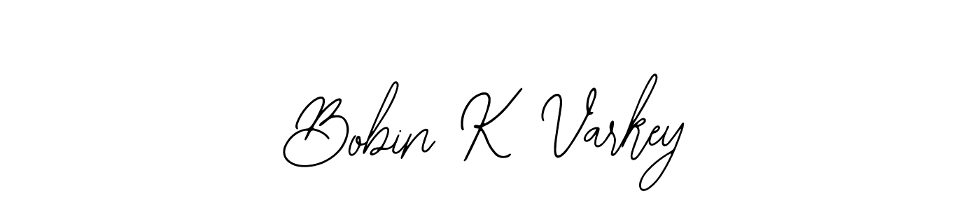 Bobin K Varkey stylish signature style. Best Handwritten Sign (Bearetta-2O07w) for my name. Handwritten Signature Collection Ideas for my name Bobin K Varkey. Bobin K Varkey signature style 12 images and pictures png
