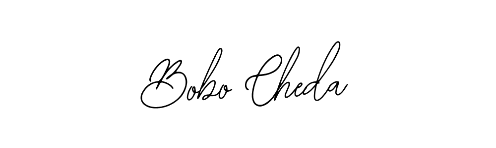 Create a beautiful signature design for name Bobo Cheda. With this signature (Bearetta-2O07w) fonts, you can make a handwritten signature for free. Bobo Cheda signature style 12 images and pictures png