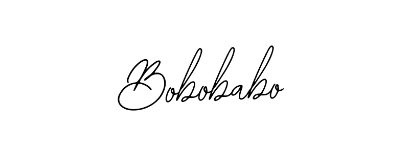 Design your own signature with our free online signature maker. With this signature software, you can create a handwritten (Bearetta-2O07w) signature for name Bobobabo. Bobobabo signature style 12 images and pictures png
